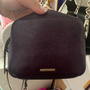 Purple leather Rebecca minkoff crossbody bag